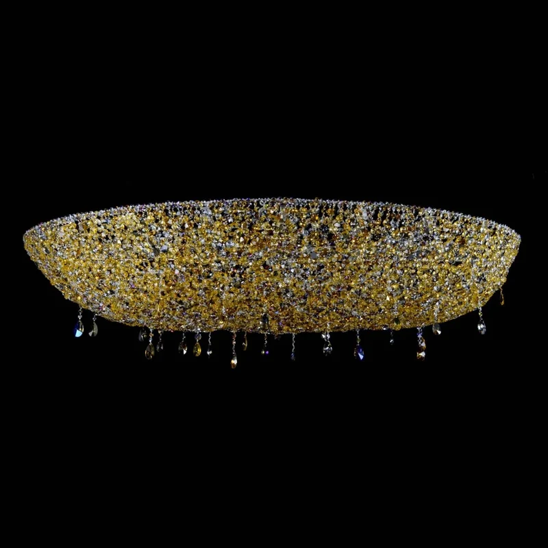 Casa Padrino Luxus Barock Kristall Wandleuchte Silber 200 x 100 x H. 35 cm - Prunkvolle Messing Wandleuchte mit böhmischem Kristallglas - Barock Möbel - Edel & Prunkvoll