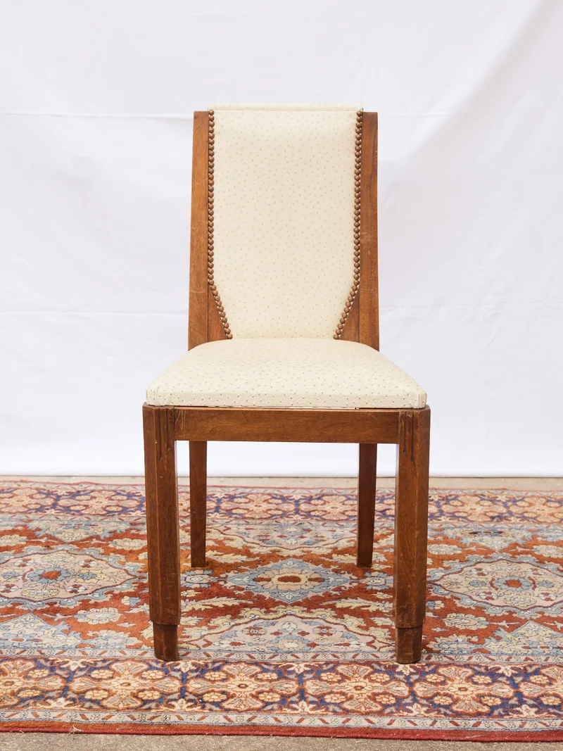 Alma, la paire de chaises en noyer art déco N°1727