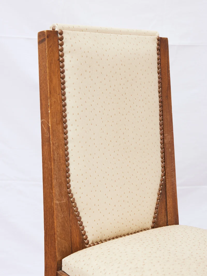 Alma, la paire de chaises en noyer art déco N°1727