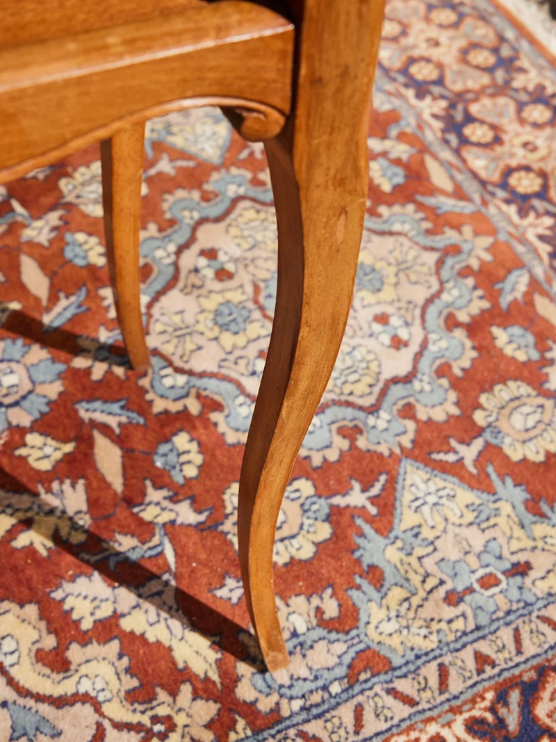 Odile, la table de chevet ancienne en merisier N°1470