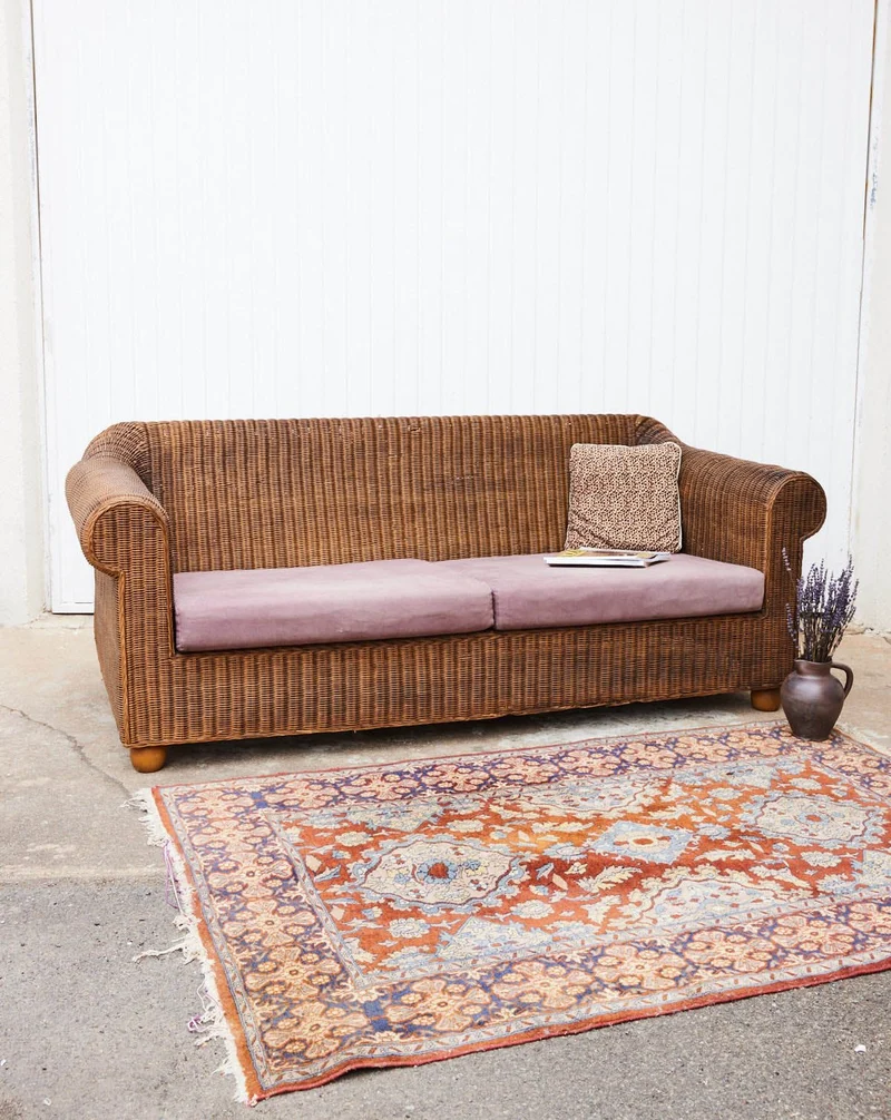 Jacques, le canapé en rotin vintage N°143