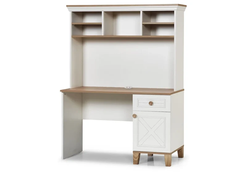Ensemble chambre jeune lit superposé beige ATLAS