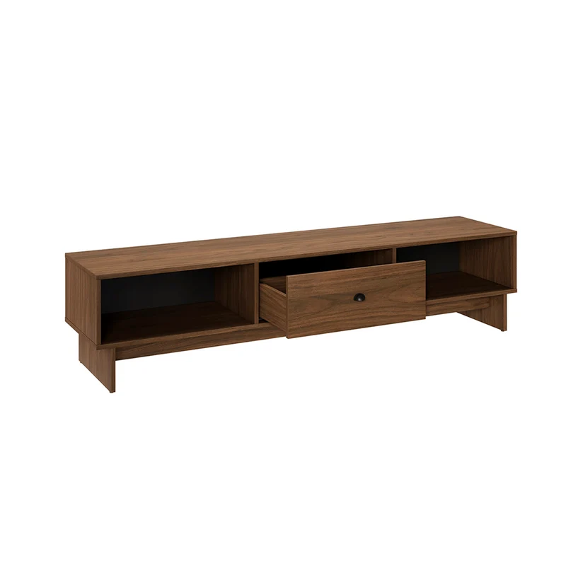 Meuble TV 1 tiroir 176 cm Riyo Bois foncé