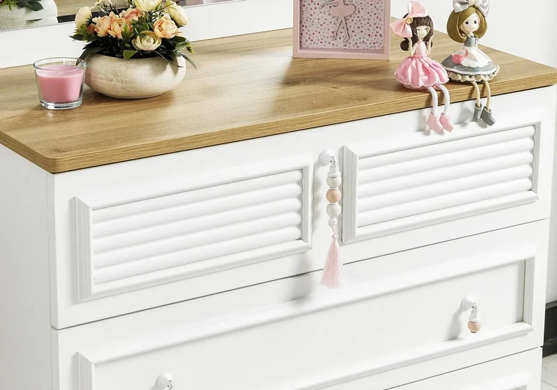 Ensemble chambre bébé rose LUNA
