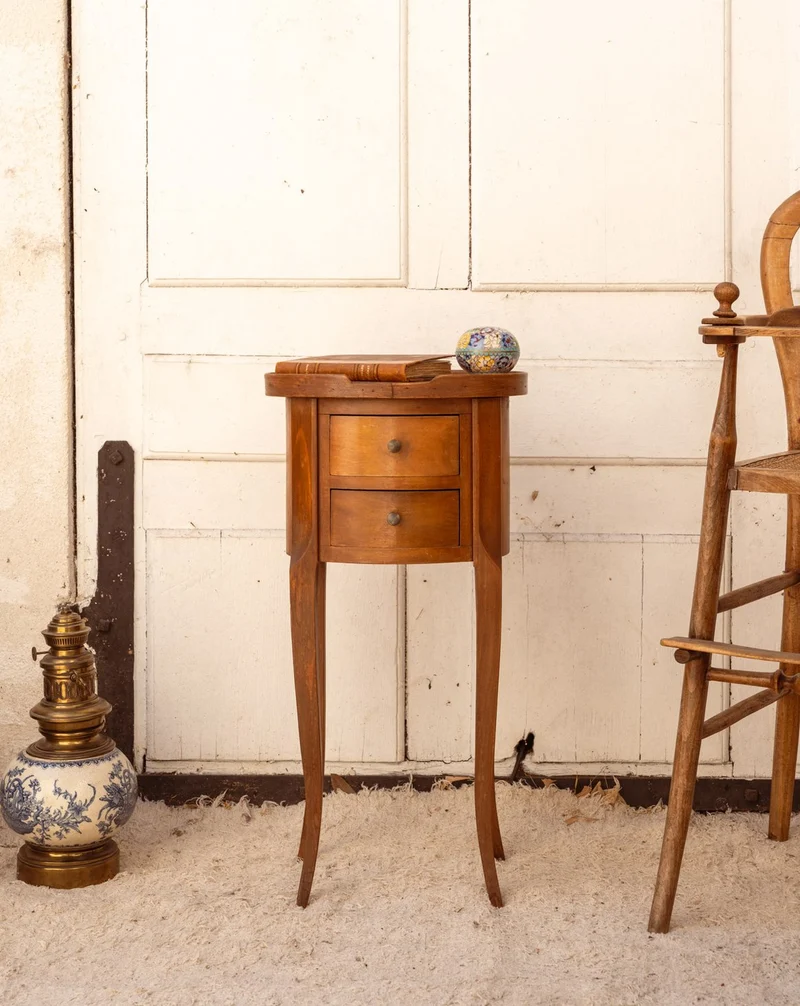 Odile, la table de chevet en bois N°1489
