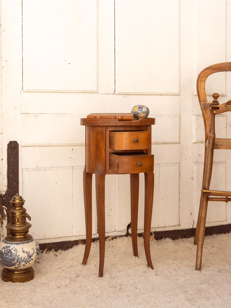 Odile, la table de chevet en bois N°1489