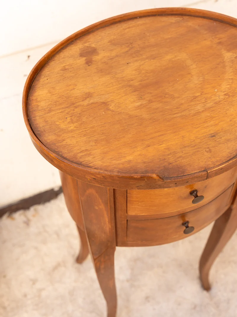Odile, la table de chevet en bois N°1489