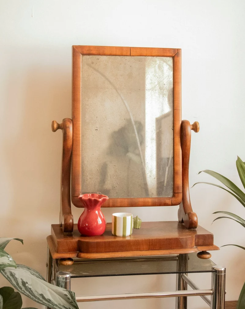 Georges, le miroir ancien pivotant N°1351