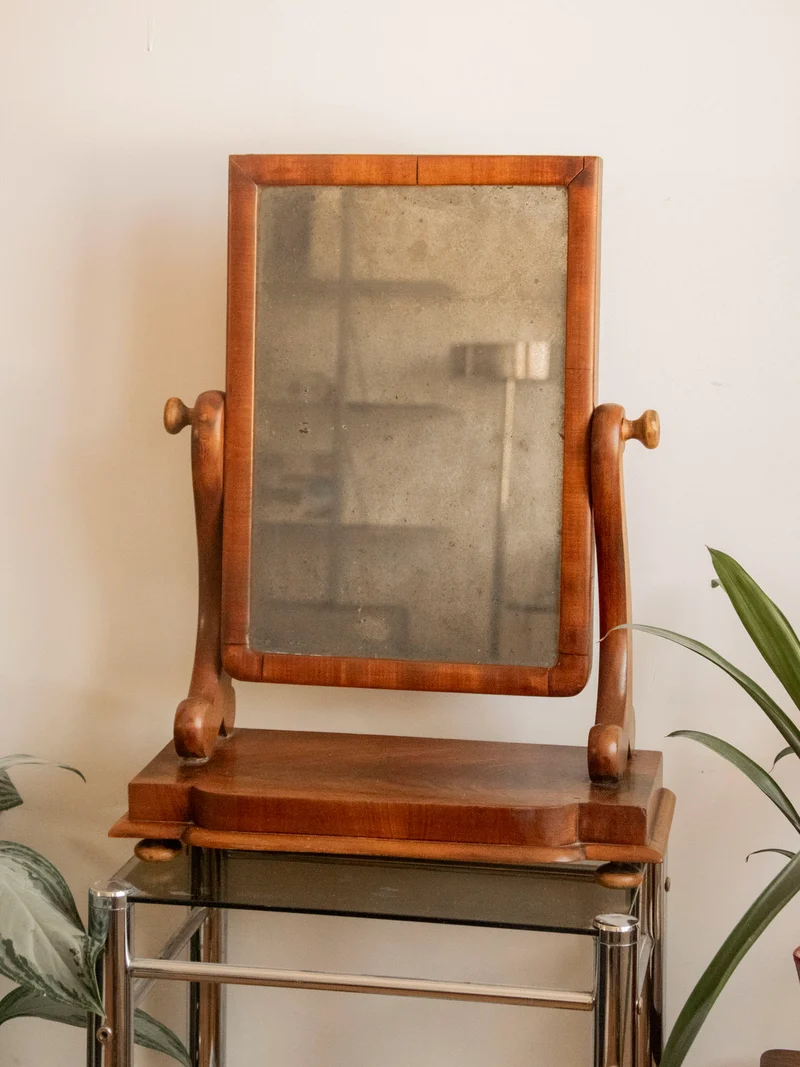 Georges, le miroir ancien pivotant N°1351