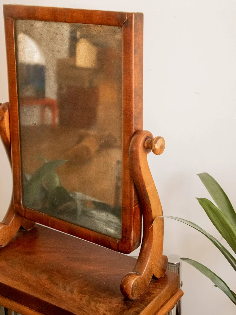 Georges, le miroir ancien pivotant N°1351