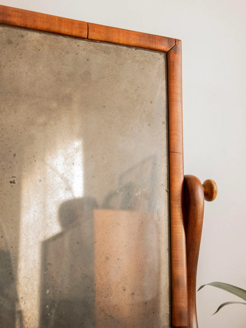 Georges, le miroir ancien pivotant N°1351