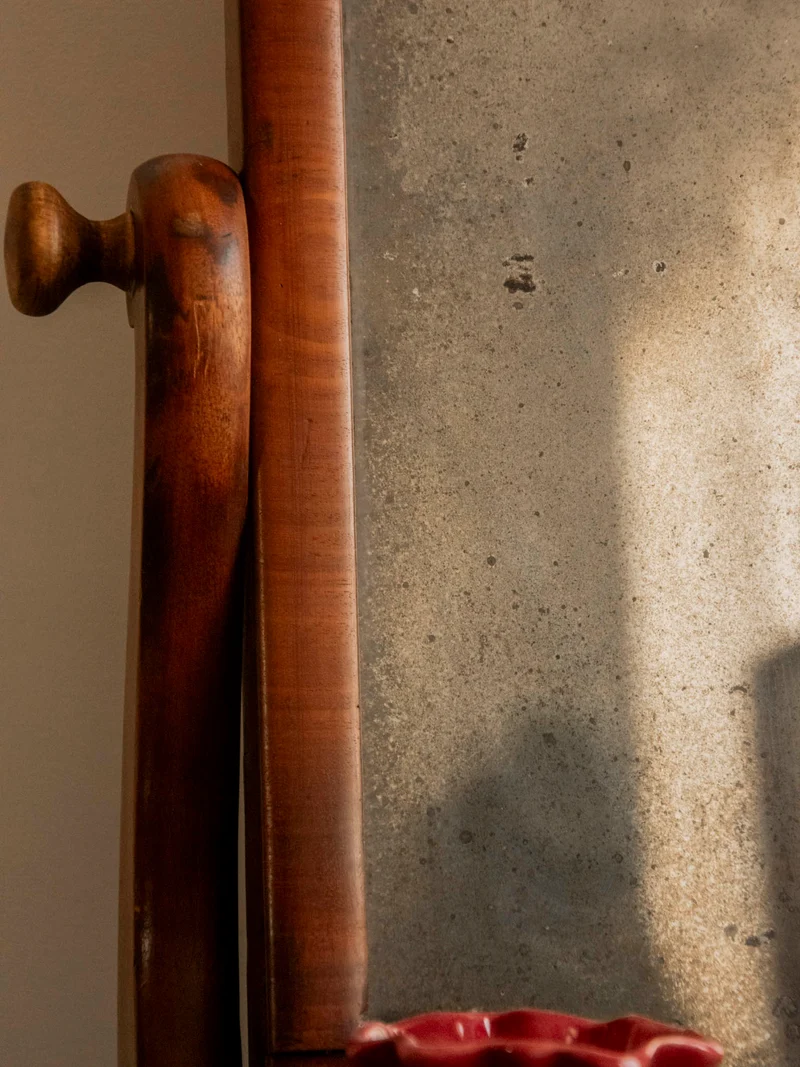 Georges, le miroir ancien pivotant N°1351