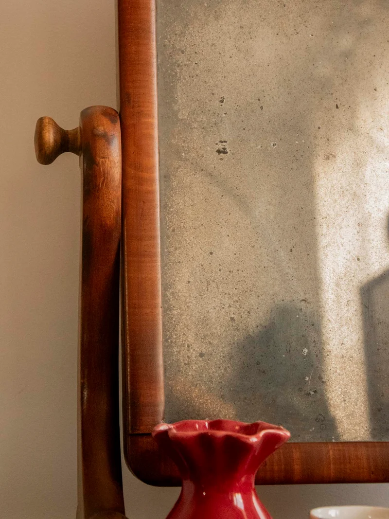 Georges, le miroir ancien pivotant N°1351