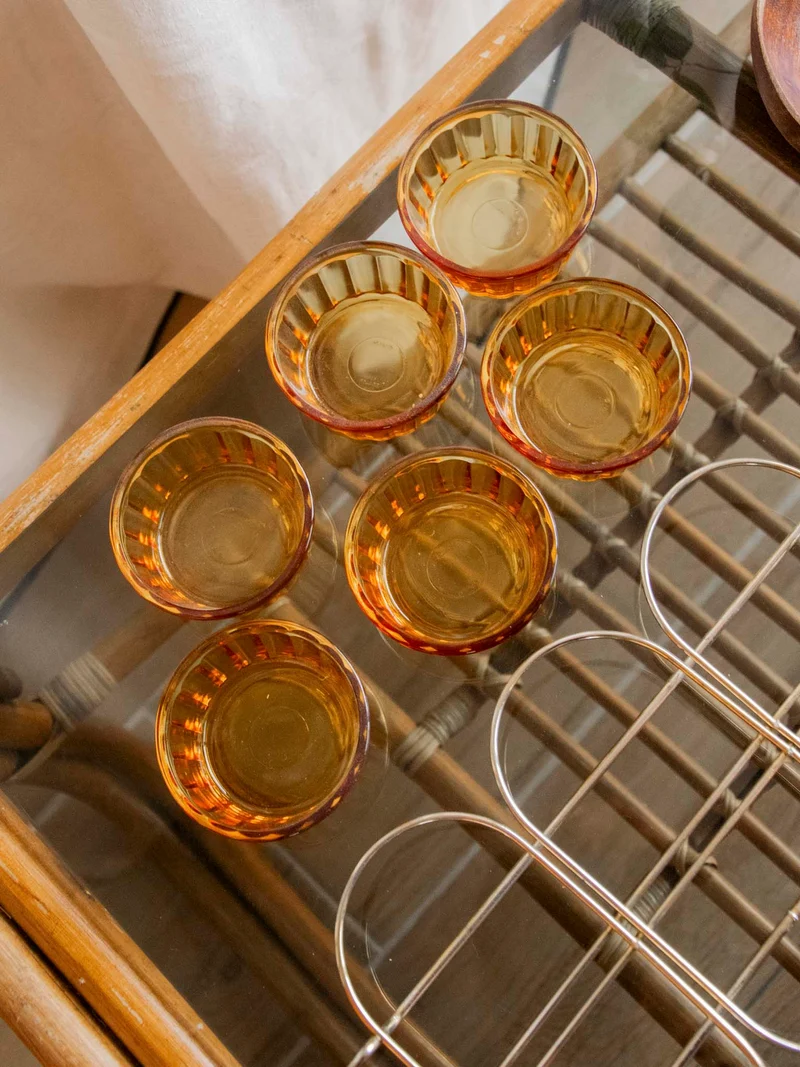 Alix, le plateau à ramequins en verre N°1110