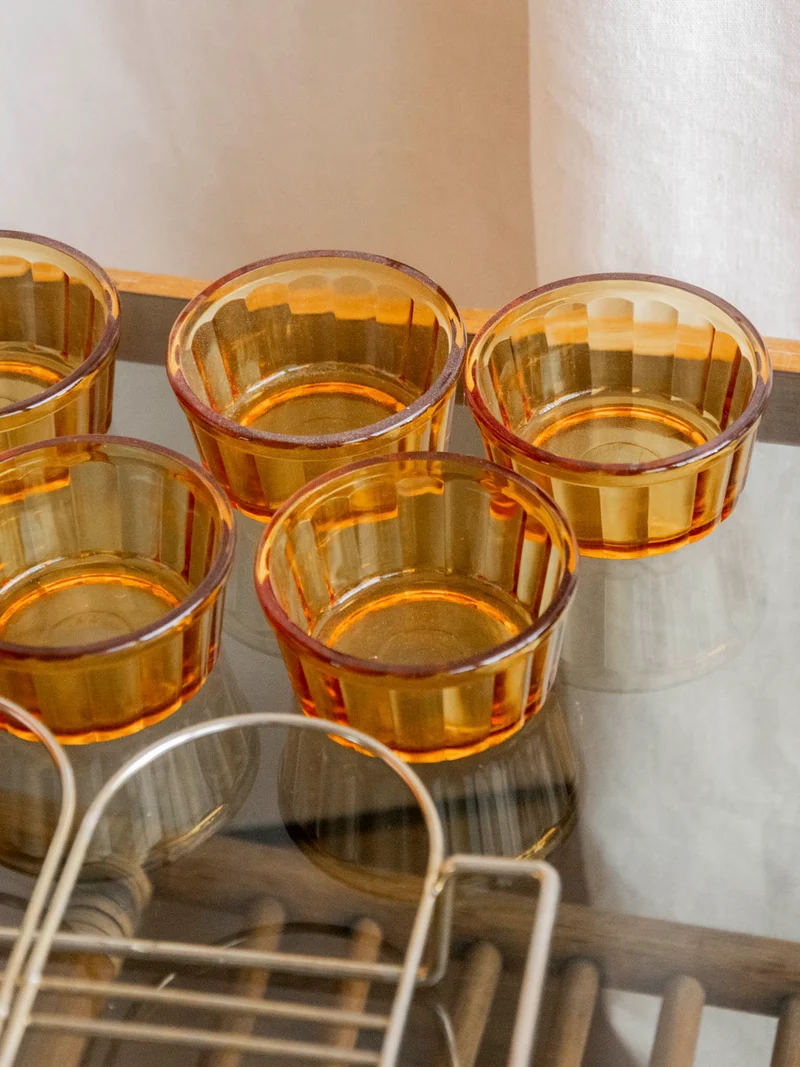 Alix, le plateau à ramequins en verre N°1110