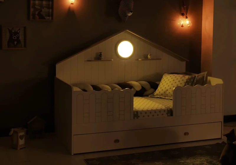Ensemble chambre bébé Montessori beige ATLAS