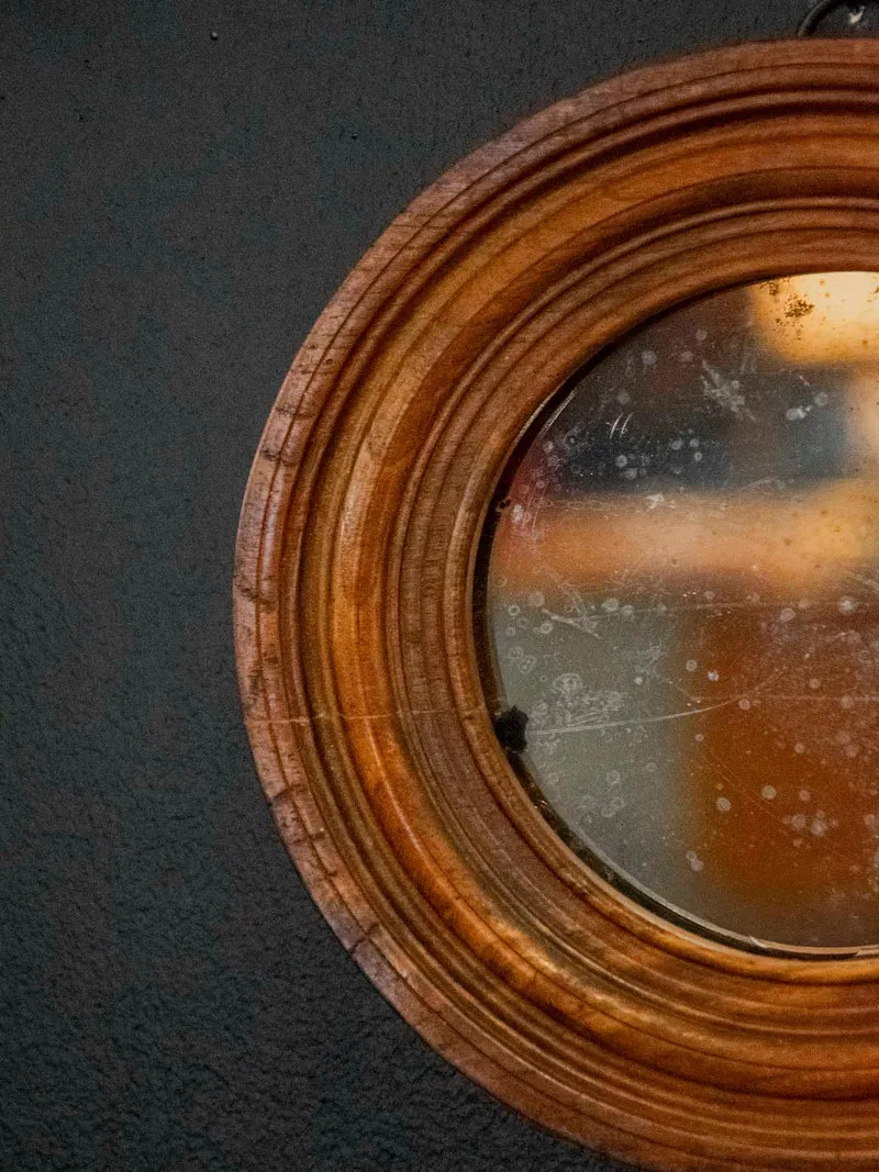 Georges, le miroir ancien en bois N°1299