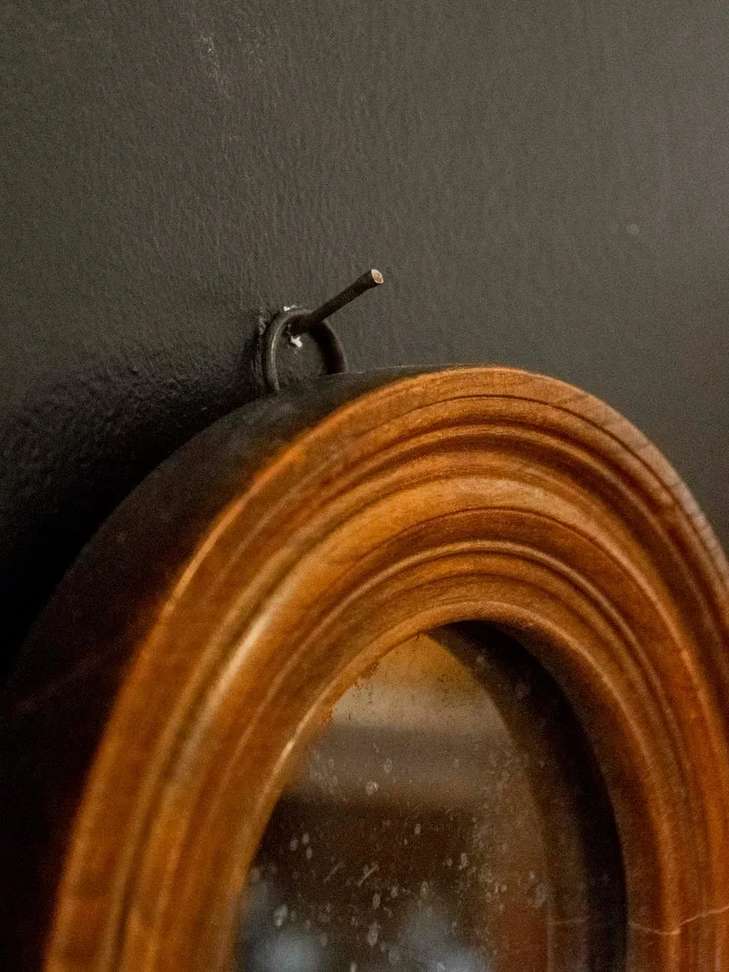 Georges, le miroir ancien en bois N°1299