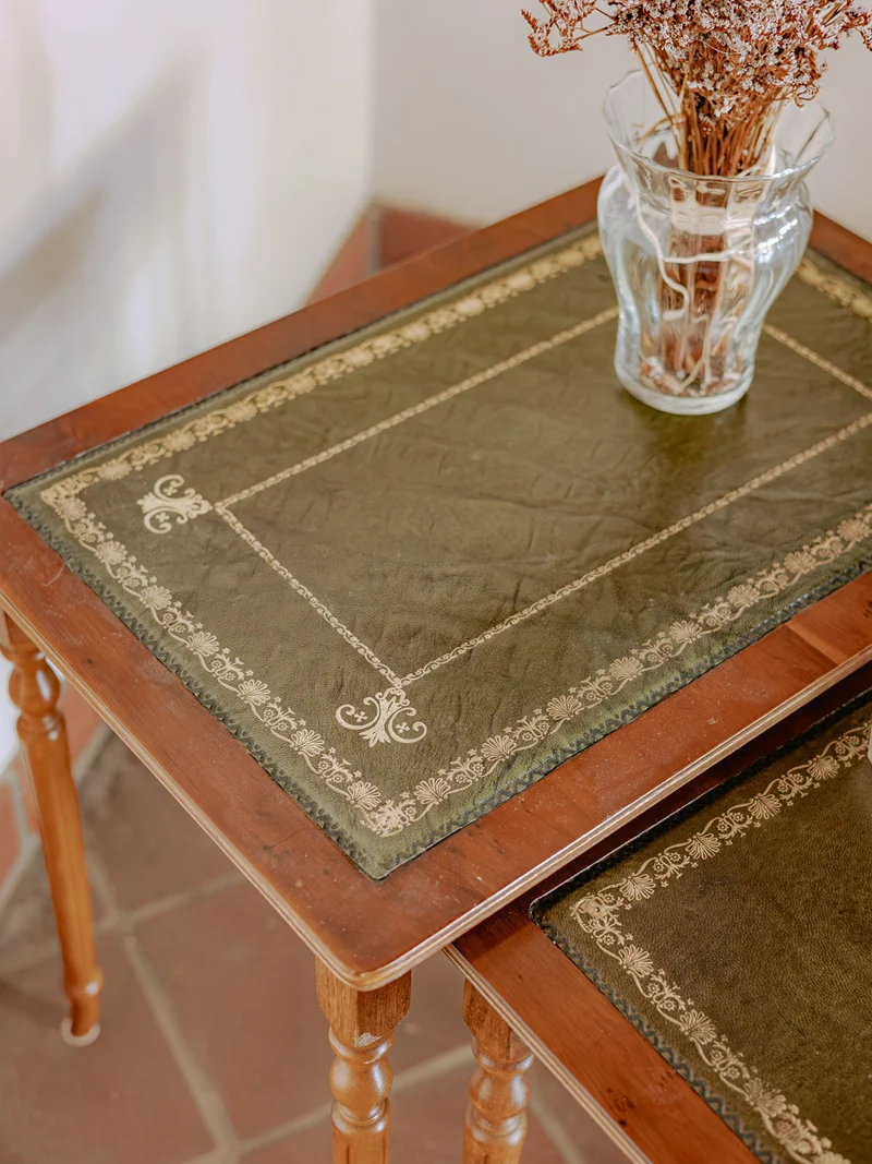 Barbara, le lot de tables gigognes rustique chic N°176