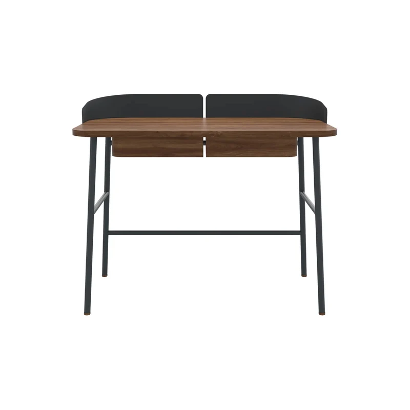 Bureau en noyer Victor - Gris ardoise