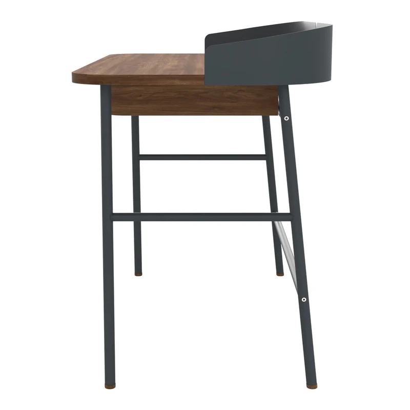 Bureau en noyer Victor - Gris ardoise