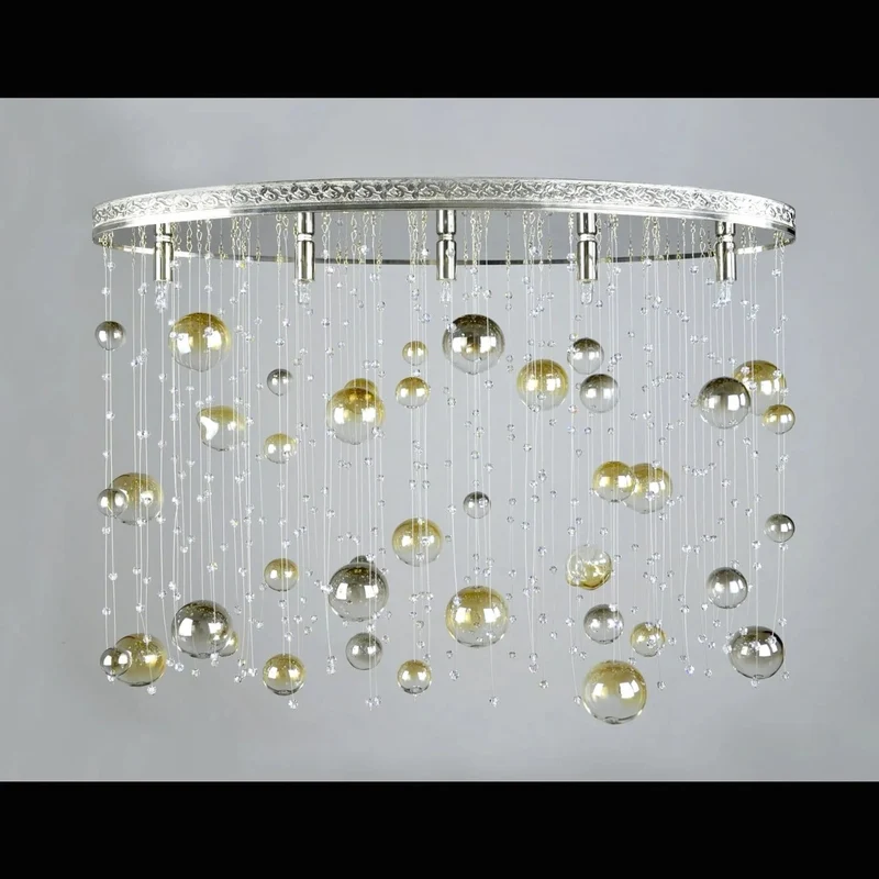 Casa Padrino Luxus Barock Kristall Wandleuchte Silber 72 x 26 x H. 46 cm - Prunkvolle Messing Wandleuchte mit böhmischem Kristallglas - Barock Möbel - Edel & Prunkvoll