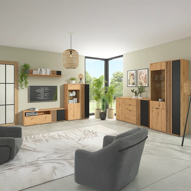 Armoire 3 portes Ezra Bois