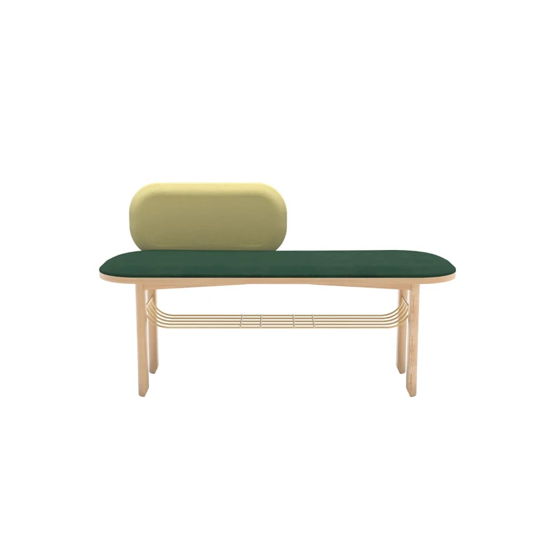 Banc en chêne Hartô - Eustache Vert