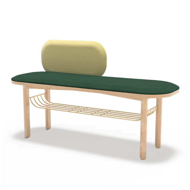 Banc en chêne Hartô - Eustache Vert