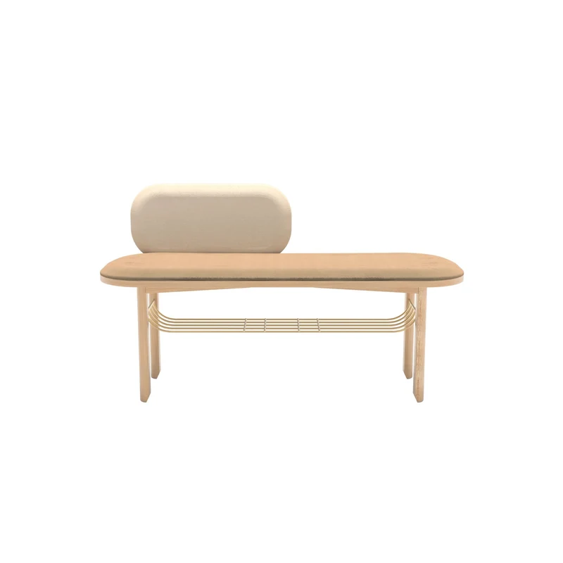 Banc en chêne Hartô - Eustache Camel