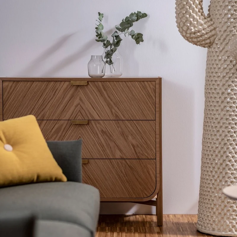 Commode Marius - Noyer naturel