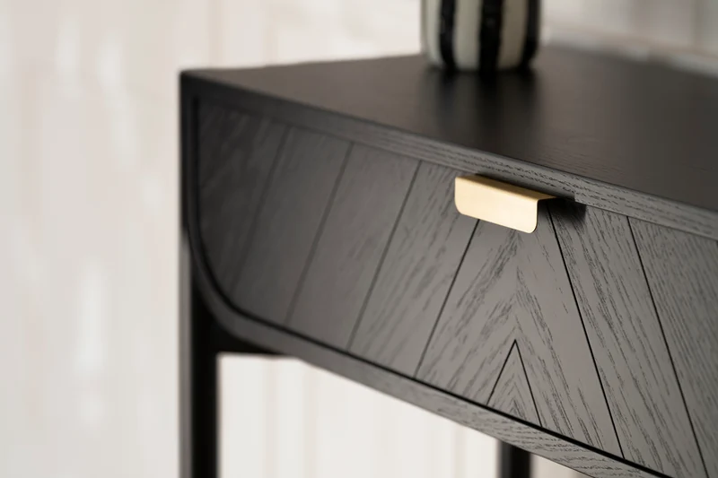 Console Marius - Chêne teinté noir