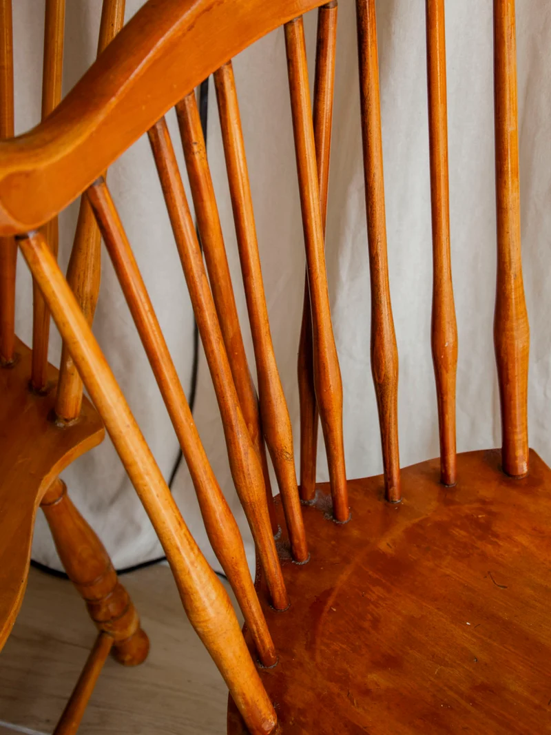 Claude, la paire de chaises au style western N°1450
