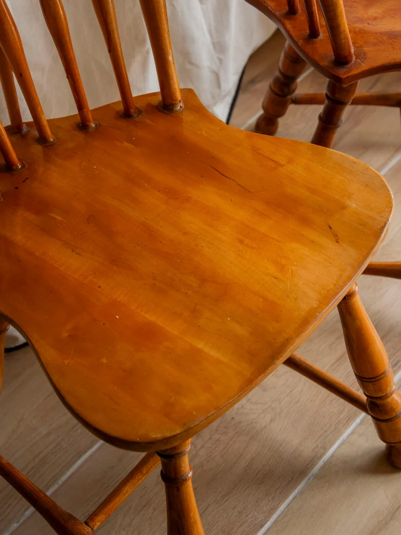 Claude, la paire de chaises au style western N°1450