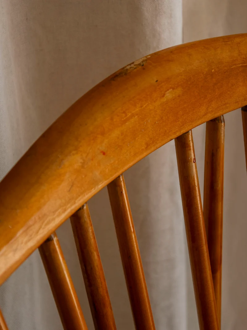 Claude, la paire de chaises au style western N°1450