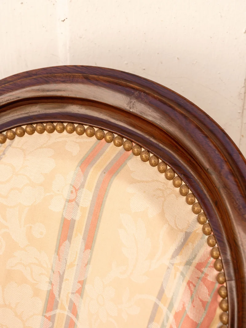 Claude, la paire de chaises Napoléon III en bois N°1454