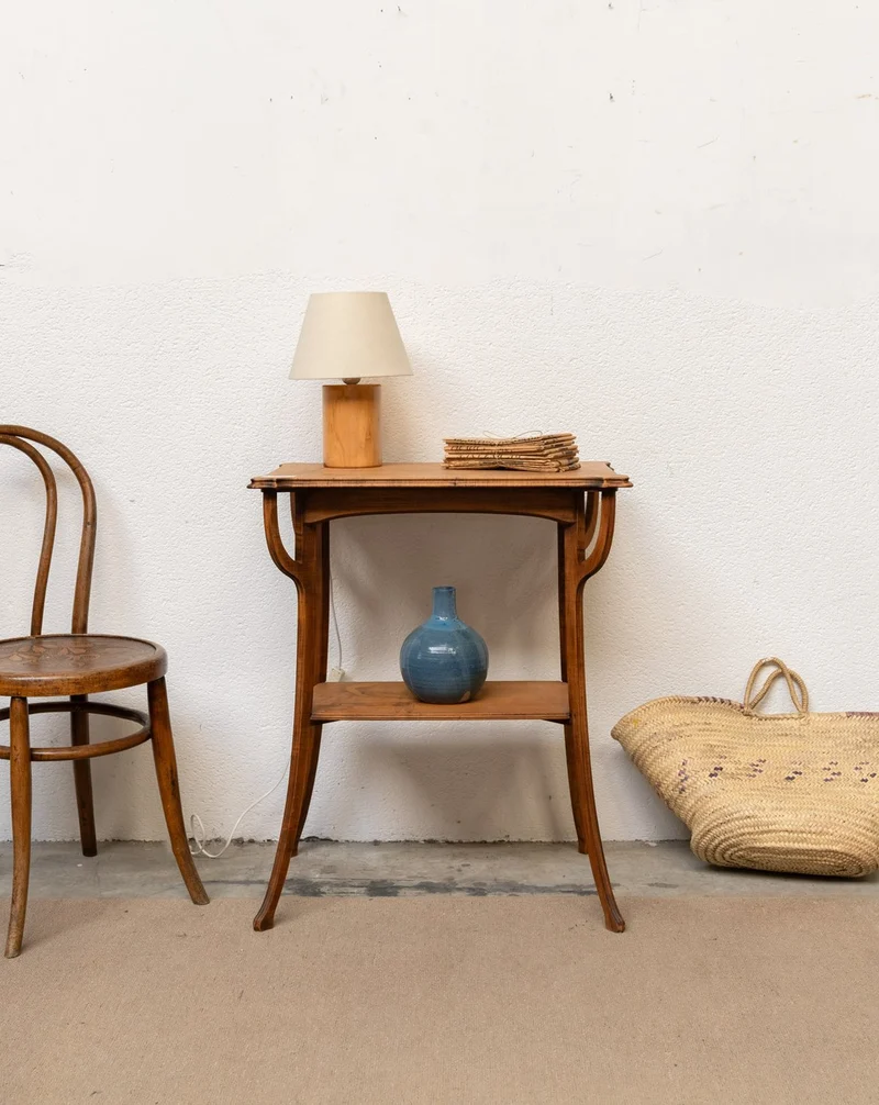 Francine, la table d'appoint en marqueterie N°1101