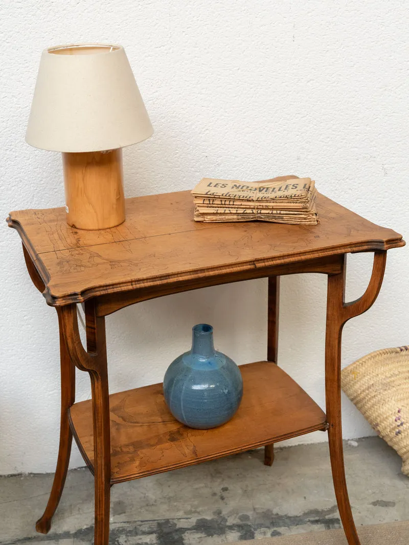 Francine, la table d'appoint en marqueterie N°1101