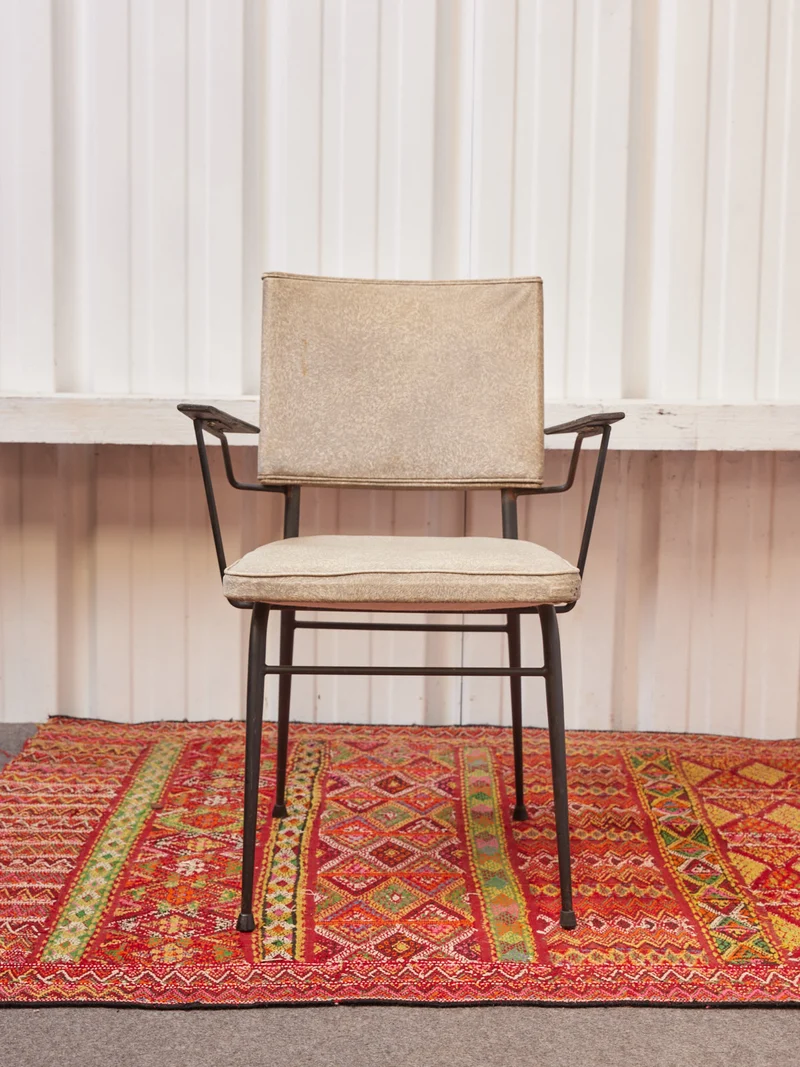 Jakob, la paire de fauteuils en skaï N°1303
