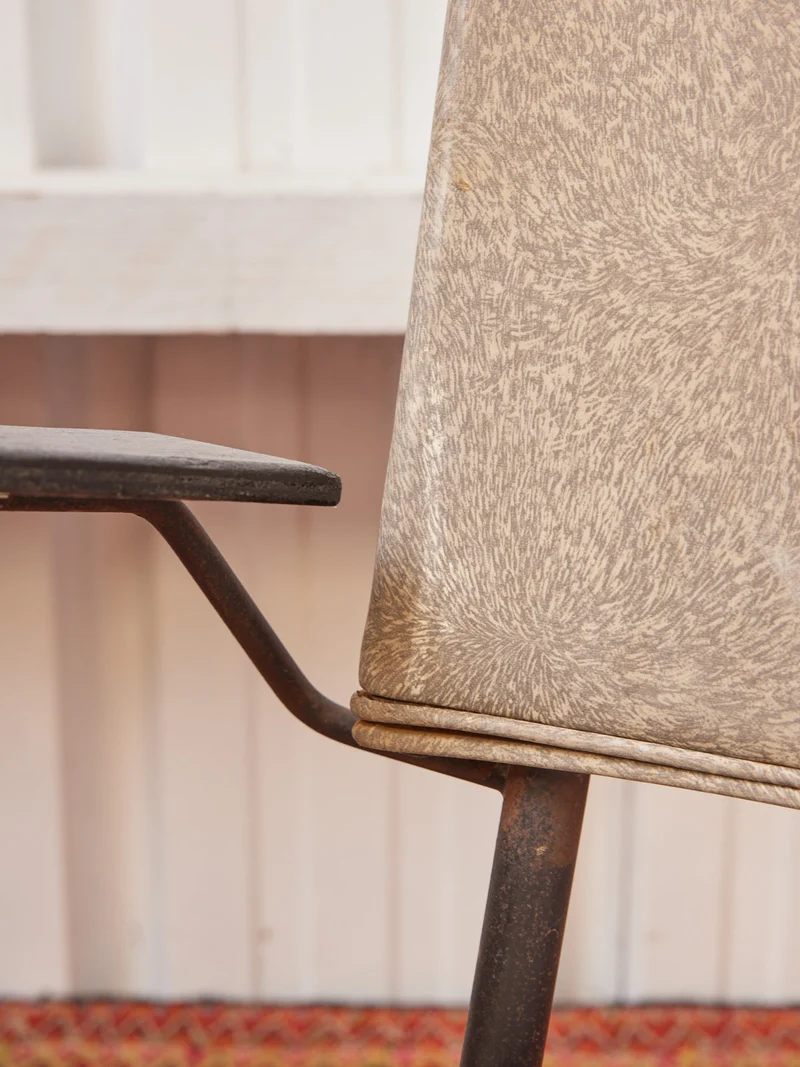 Jakob, la paire de fauteuils en skaï N°1303