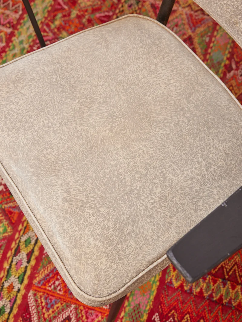 Jakob, la paire de fauteuils en skaï N°1303