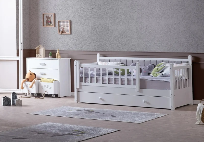 Ensemble de chambre enfant montessori gris SOHO KOALA