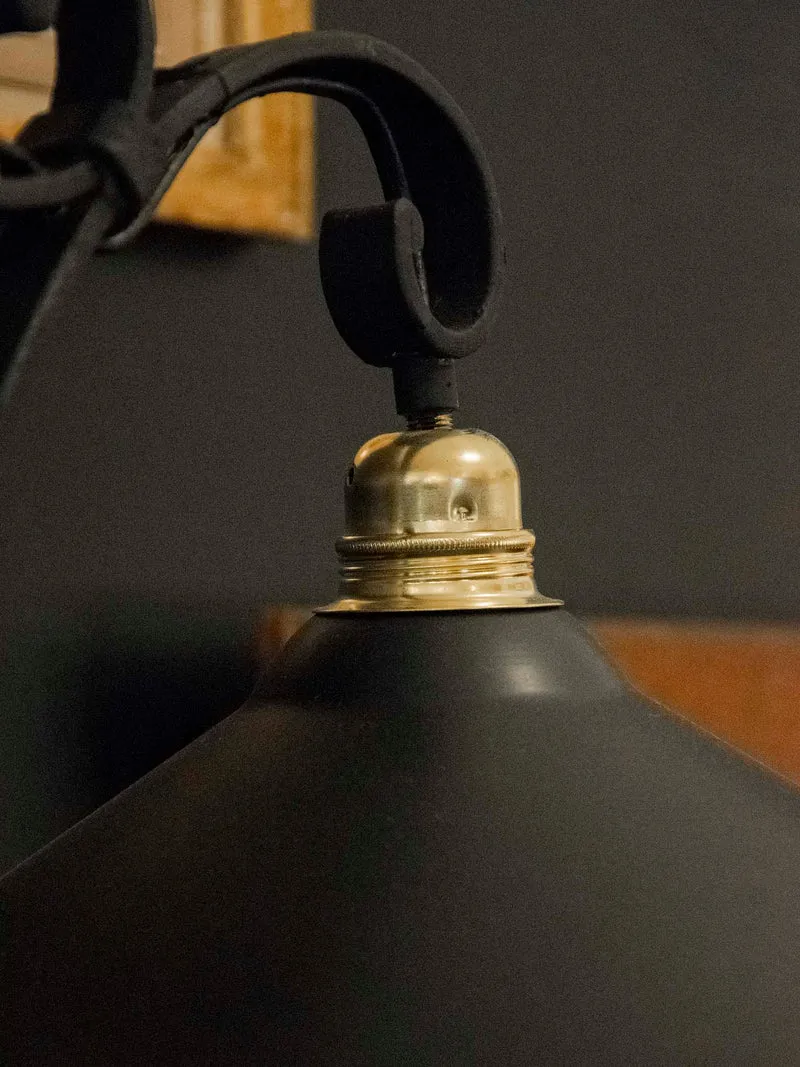 Suzanne, la grande lampe en fer forgé noir N°595