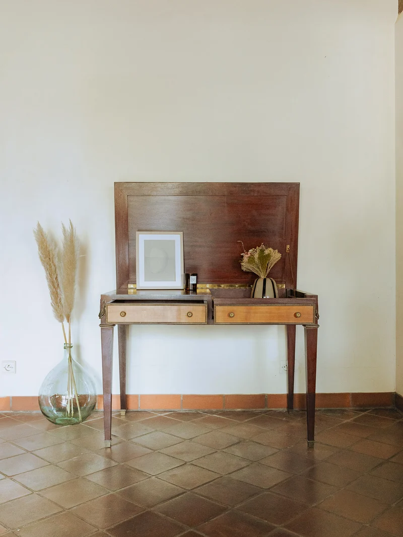 Edouard, le bureau en bois style directoire au plateau amovible N°1028