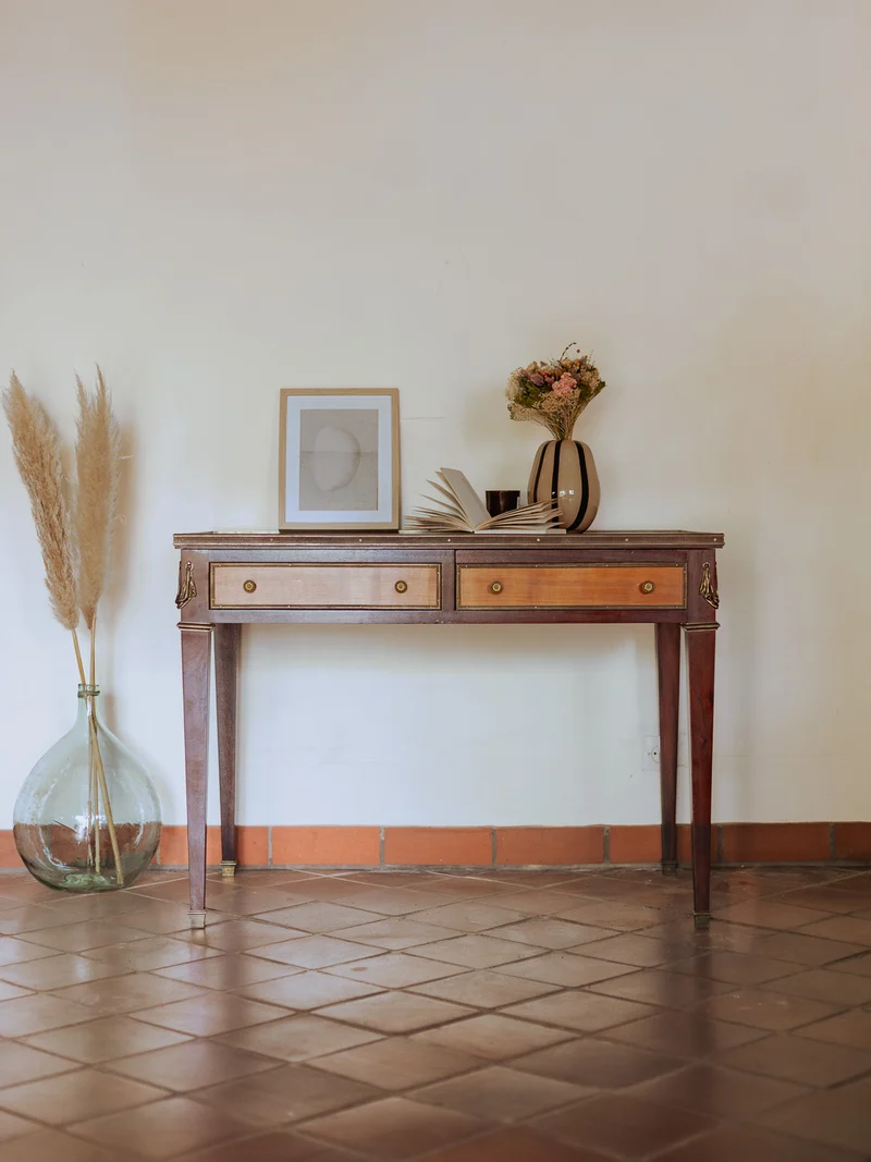 Edouard, le bureau en bois style directoire au plateau amovible N°1028