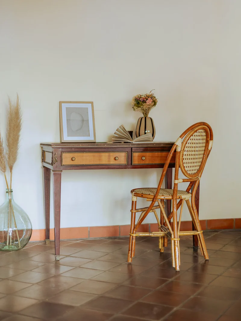 Edouard, le bureau en bois style directoire au plateau amovible N°1028