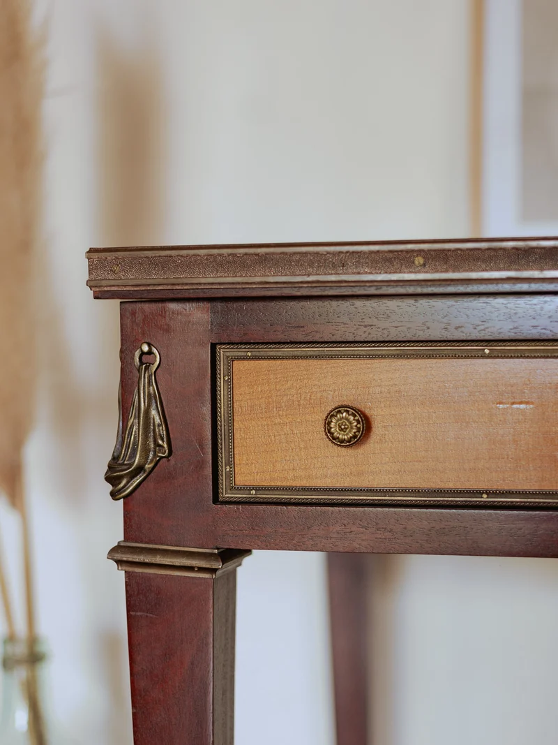 Edouard, le bureau en bois style directoire au plateau amovible N°1028