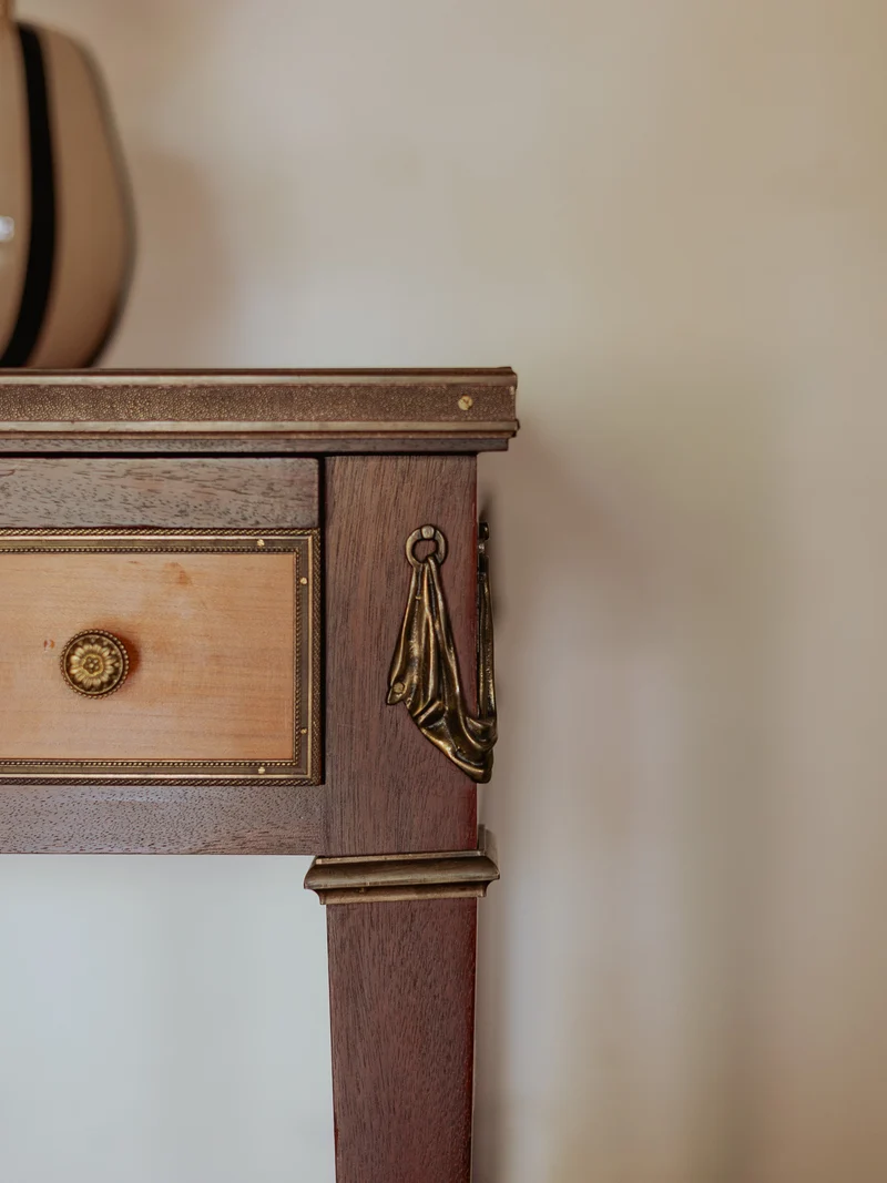 Edouard, le bureau en bois style directoire au plateau amovible N°1028