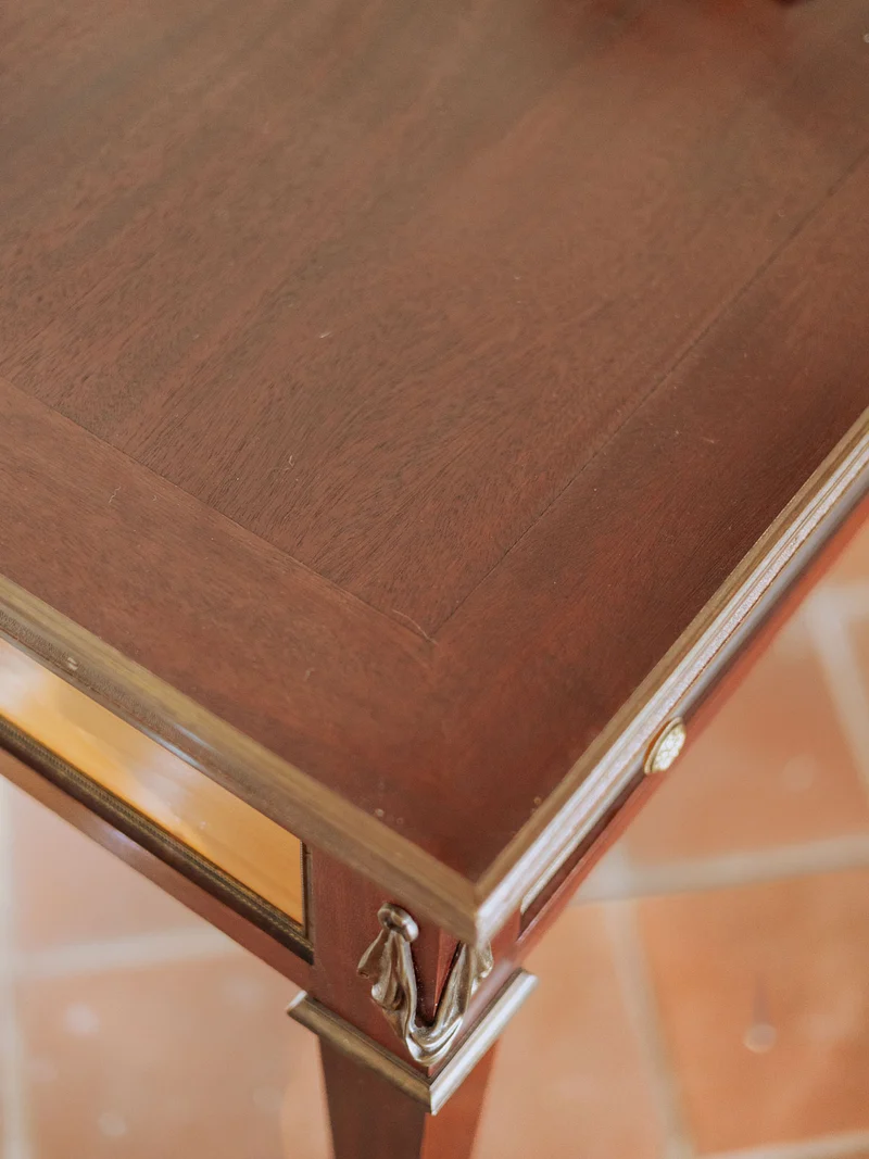 Edouard, le bureau en bois style directoire au plateau amovible N°1028