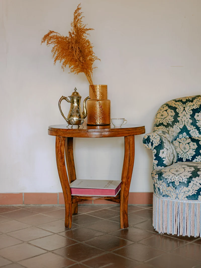 Francine, la table d'appoint ronde bohème N°1133